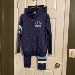 Justice jogging suit